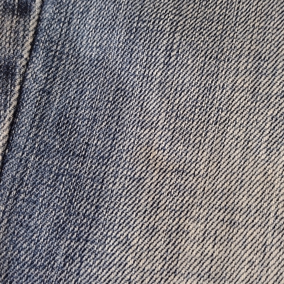 7 For All Mankind Y2k Blue Denim Distressed Flare Wide Leg Jeans Sz 27 - Picture 11 of 16